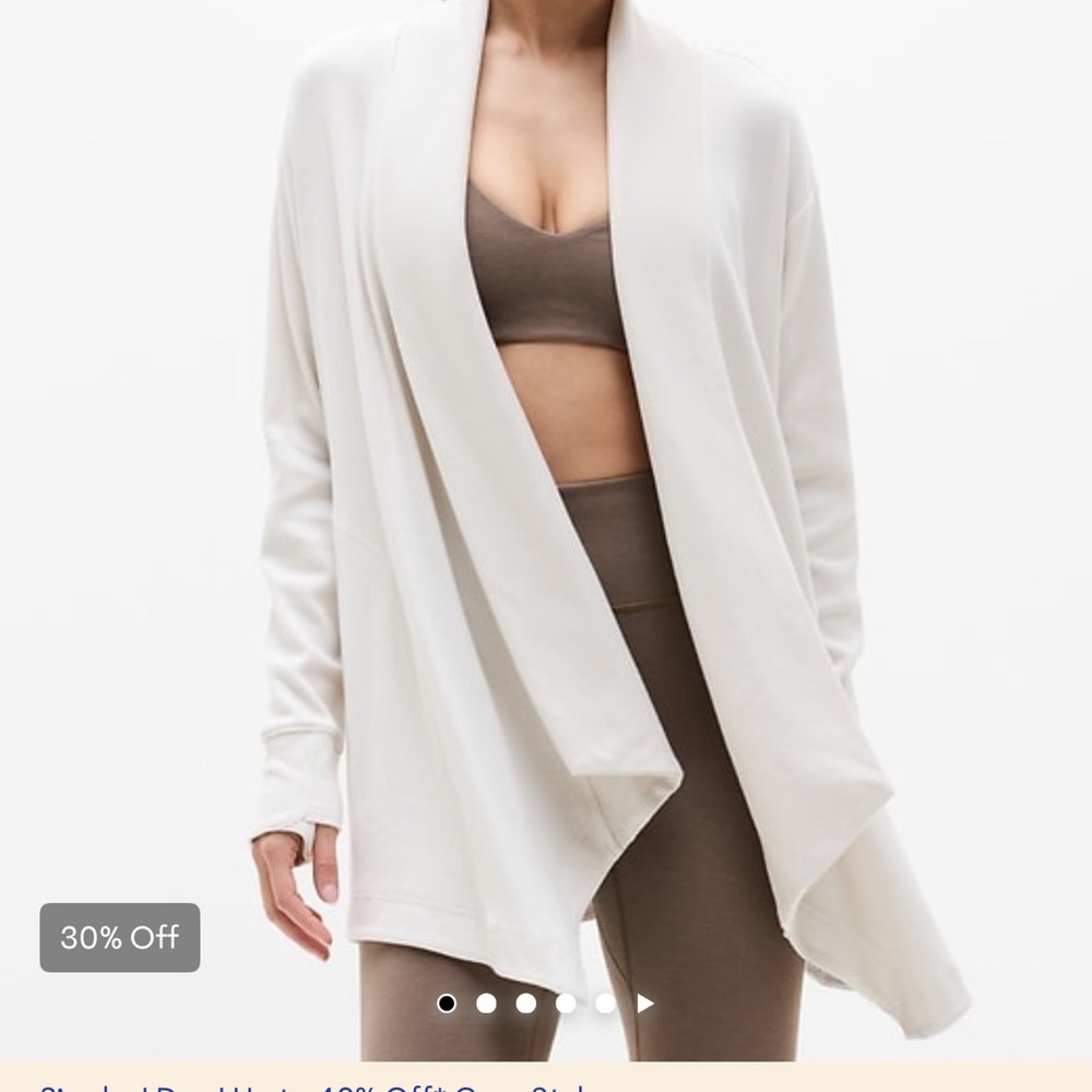 I have 4 Athleta Open-Front Sweater in different colors